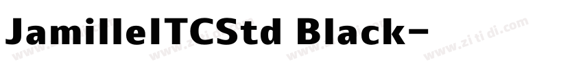 JamilleITCStd Black字体转换